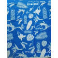 100% Polyester peachskin printed fabric for BEACH SHORTS